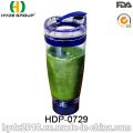 Hot Sale Plastic 600ml Electric Shaker Bottle, Vortex Protein Shaker Bottle (HDP-0729)